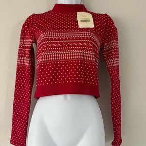 Fabletics crop long sleeve top